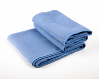 Serviette gaufrée multicolores en microfibre super absorbante et antidérapante pour Bikram, exercice, fitness, Pilates, tapis de yoga chaud, taille 72 pouces