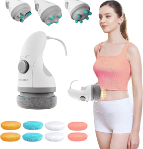 Masseur de Cellulite Portable électrique Healthpal <span class=keywords><strong>Vibro</strong></span> corps sculptant Slimimg <span class=keywords><strong>Machine</strong></span> tenue dans la main avec coussinets lavables et masseur - Product Image 1