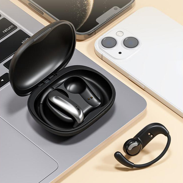 Wireless Earbuds Ear Clip Headphones Open Earhook Sports Headsets OWS Earbuds Wireless 5.4 Touch Control 20h Battery Life