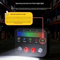 Répulsif Électronique Ultrasonique Anti-Rongeurs, Chasse-Souris à Double Klaxon et Lumière Stroboscopique, Réglage 5 Niveaux, à Brancher, Couvre 101-150 m²