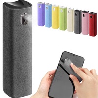 Kit de nettoyage portable 2-en-1 pour téléphones portables et ordinateurs : spray nettoyant coloré et chiffon en microfibre pour écrans de tablettes et PC