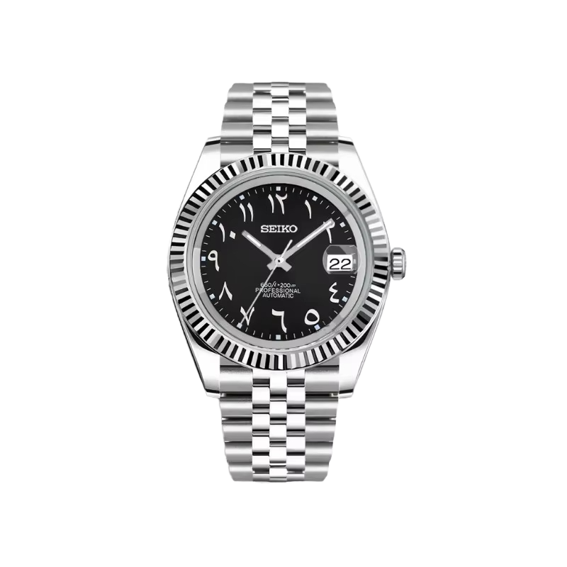 Лидер продаж, многофункциональные часы Seiko Mod с автоматическим журнальным циферблатом и ремешком из нержавеющей стали SEIKO NH35