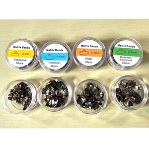 Bandes de matrice sectionnelles en acier inoxydable pour traitement dentaire - Product Image 2