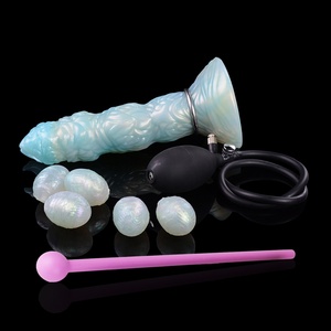 Juguetes Anales con Forma de Nudo Canino, Dildo Inflable Hueco con Forma de Animal, Juguetes Sexuales con Forma de Huevo para Hombres y Mujeres - Product Image 2