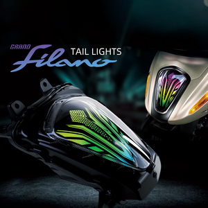 ไฟท้ายรถจักรยานยนต์ LED RGB สำหรับยามาฮ่า แกรนด์ ฟิลาโนไฟเลี้ยวไฟแสดงสถานะโมโตซิเกลต้าอุปกรณ์เสริมระบบไฟส่องสว่าง - Product Image 2