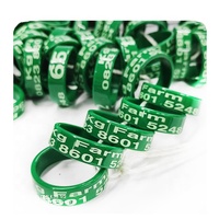 Bandes en plastique fermées, 10 couleurs agréables, avec informations personnalisées, 3mm 4mm 4.5mm 5mm, petites bandes