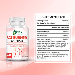 Produits de perte de poids pour femmes les plus vendus, capsules brûle-graisses thermogéniques, pilules stimulant l'énergie et le métabolisme - Product Image 2