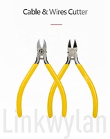 Cortador de cable de red Linkwylan, cortador de alambre eléctrico, herramienta de corte, cortador lateral para trabajos de corte precisos