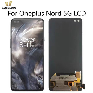 Pantallas OLED y TFT al por mayor para Oneplus Nord 5G AC2001, <span class=keywords><strong>AC2003</strong></span>, repuestos de ensamblaje de digitalizador de pantalla táctil para teléfonos móviles. - Product Image 1