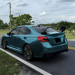 Alerón Trasero Subaru en Negro Piano con Textura de Fibra de Carbono ABS para WRX STI VA 2015-2021 - Product Image 2