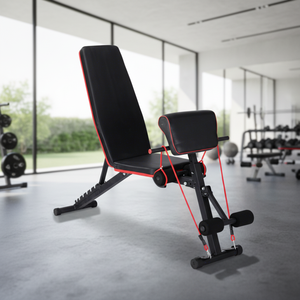 Banco <span class=keywords><strong>de</strong></span> Pesas Mecánico Triangular Zoshine, Plegable, Multifuncional, con Siete Niveles <span class=keywords><strong>de</strong></span> Inclinación Ajustable - Product Image 1
