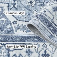 Low Pile Soft Faux Cashmere Teppich Maschinen wasch barer Teppich für Wohnzimmer Home Wasch barer Teppich Teppich Teppiche für Wohnzimmer