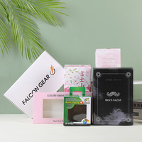 Boîte de papier d'emballage en carton argenté avec timbre en feuille d'or unique OEM ODM boîte cadeau en papier cosmétique