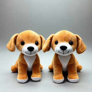 Giocattolo di peluche cane personalizzato piccolo cucciolo di peluche giocattolo elettronico musicale da passeggio per cani peluche - Product Image 2