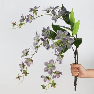 Jasmin artificiel Monet's Weeping Arabian de 30,7 pouces - Fleurs pour allées de mariage, accessoires de décoration de plafond et arrangements floraux - Product Image 5