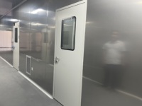 Puerta de Cuarto Limpio para Hospital con Diseño Industrial y Apertura Lateral Hermética, con Acabado Superficial para Taller, Proveedor Directo de Fábrica
