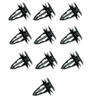 Clips de fixation pour panneau de garniture de porte avant automobile de type poussoir durable, pour trou de 8mm 9mm 10mm, 4 tailles, 60 pièces