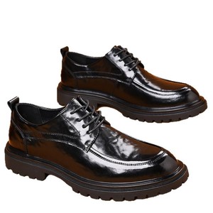 Zapatos de Vestir Oxford de Cuero Genuino para Hombre, Primavera 2026, Color Negro, Formales, Casuales, para Bodas, para Hombres Jóvenes - Product Image 5