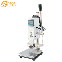Máquina Profesional para Grabado en Cuero - Prensa de Calentamiento Dual para Sellos Personalizados con Trazo < 5 cm