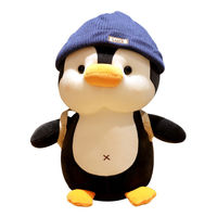 Nouvelle peluche pingouin mignonne et super douce pour filles, cadeau de sommeil confortable pour bébé, anti-stress, ours, personnalisation ODM