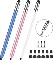 Stylet pour tablette Android en aluminium, stylet universel pour tablette Android et iOS, stylet actif en métal pour tablette, stylet L Pad