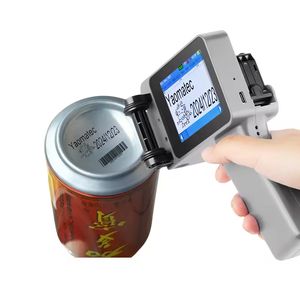 Yaomatec 12,7mm Mini impresora de inyección de tinta Fecha Logo Número de lote Máquina de codificación de mano digital para botellas de bebidas enlatadas - Product Image 1