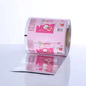 Sigillatura alimentare rotolo di pellicola di plastica imballaggio foglio di alluminio pellicola da imballaggio laminato rotolo di carta materiale per bustina