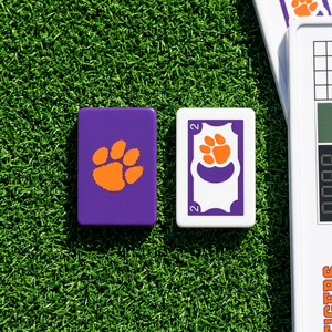 Juego de Mahjong Americano de Acrílico con Diseño de Pata de Tigre Clemson, Disponible para Preventa y Pre-orden de Fábrica - Product Image 1