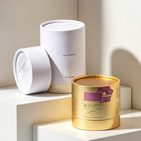 Tubes en papier ronds personnalisés avec impression de logo de marque en relief pour l'emballage de cosmétiques, de parfums, d'huiles essentielles, de crèmes pour la peau