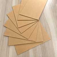 Carton kraft vierge épais non couché, brun plat, biodégradable, résistant à l'humidité, à haute résistance à la rupture