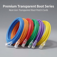 Cable de Conexión Ethernet RJ45 Cat6 Delgado, Blindado, de Alta Velocidad, SFTP, FTP, UTP, para Uso en Interiores, con Cubierta de PVC LSZH, 10 pies