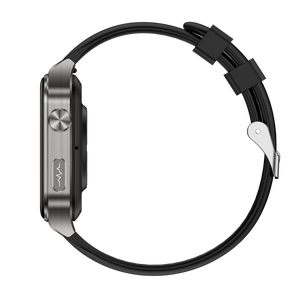 Smartwatch E100 Grigio con Chiamate Bluetooth, ECG, PPG, Monitoraggio <span class=keywords><strong>Pressione</strong></span> Sanguigna <span class=keywords><strong>e</strong></span> Frequenza Cardiaca, Dispositivo Indossabile per Ossigeno nel Sangue - Product Image 4