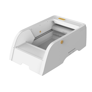 BOBITE Bac à litière intelligent automatique moderne pour chats et chiens avec nettoyage automatique, facile à nettoyer, commande tactile, en plastique - Product Image 1