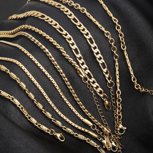 Collares de Moda, Cadenas de Acero Inoxidable con Revestimiento PVD, Varios Estilos, Cadena en Forma de O, Joyería Unisex para Regalo - Product Image 2
