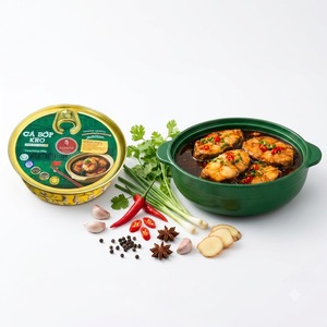 ปลาคอบิอาปรุงรสแบบดั้งเดิมทำมือ (Cá Bop Kho) ปลาตุ๋นสูตรพิเศษ อาหารพร้อมทาน สะดวกสบาย จำหน่ายส่ง - Product Image 1