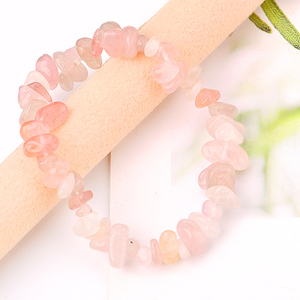 Nuovi Braccialetti Moda 2019 per Donne, Gioielli <span class=keywords><strong>con</strong></span> Perline di Cristallo di <span class=keywords><strong>Quarzo</strong></span> <span class=keywords><strong>Rosa</strong></span> Naturale - Product Image 2