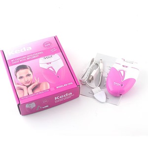 Top Seller donna donna epilatore elettrico ricaricabile signora del <span class=keywords><strong>corpo</strong></span> rasoio <span class=keywords><strong>per</strong></span> capelli rasoio USB carica macchina con strumento Trimmer - Product Image 2