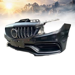 Kit carrosserie avant complet d'occasion de haute qualité avec phares LED pour <span class=keywords><strong>Mercedes</strong></span>-Benz Classe C <span class=keywords><strong>AMG</strong></span> W205, ensemble de pare-chocs avant à visser, garantie 1 an - Product Image 4