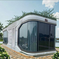 La maison de capsule de l'espace des maisons d'hôtel de serres préfabriquées modernes une alternative écologique et élégante aux conteneurs traditionnels