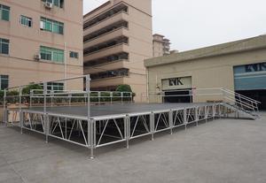 Plataforma de Escenario de Aluminio RK, Certificada por CE y TUV, Portátil, Resistente, Antideslizante, Altura Ajustable, para Eventos al Aire Libre, Conciertos, Pasarelas - Product Image 6