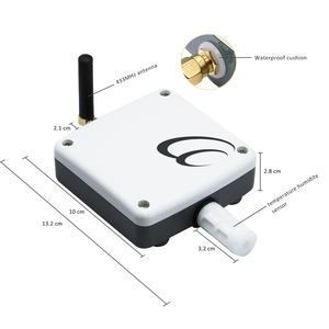 Capteur de température et d'humidité sans fil pour usage industriel intérieur et extérieur, OEM ODM, pour moniteur de qualité de l'air intelligent IoT - Product Image 3