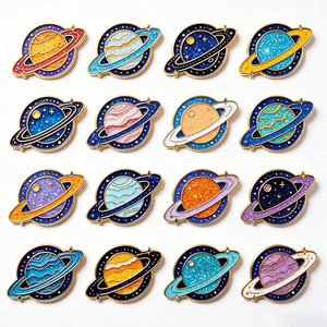 Pins de Metal Personalizados con Diseños Artísticos para Jeans y Mochilas - Product Image 5
