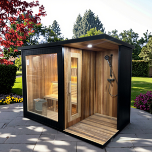 Yoga With Post-Practice Shower Pine Solid Wood Function for Villas Includes Control <b>Accessory</b> TJ-LZ0408 Pine Solid Wood Yoga Stu - Product Image 3
