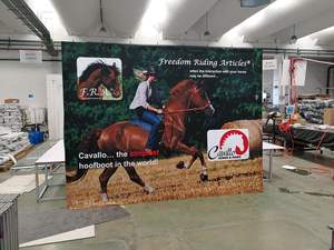 Modern Foldable Portable Iron Mesh Display Rack Wholesale for Annual Meeting Events Digital <b>Printing</b> Sign-In Other Display Needs - Product Image 5