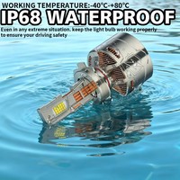 Luz LED para Auto Súper Brillante de Fábrica IKAS, H7 H11 H1 9005 9006 H13 9007 H4, LED de Alta Potencia 400W 66000LM, Bombilla LED para Faros Delanteros