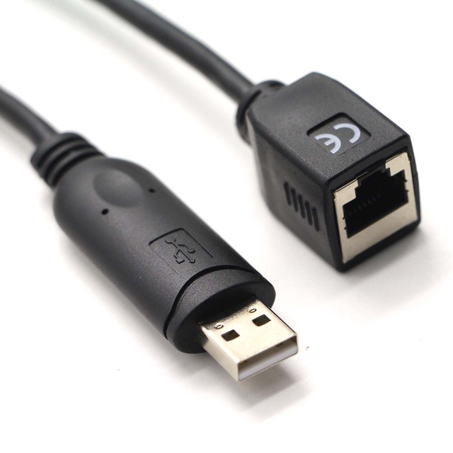 FTDI FT232RL USB RS232 Male RJ45 Female CAT6 1.8m Plug&Play Serial Console Cable for Router Switch