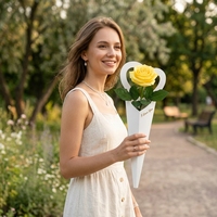 Boîte florale minimaliste pliable en forme de cœur pour rose unique, emballage cadeau de mariage, Saint-Valentin, décoration florale quotidienne et événementielle