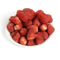Hoogwaardige 100g/zak Gevriesdroogde Aardbeien Natuurlijk Voedsel Aardbeienchips Gevriesdroogd Fruit Chinese Snacks
