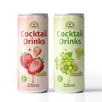 Fournisseur de bière alcoolisée personnalisé 330ml Boissons alcoolisées Eau gazeuse Emballage personnalisable pour les distributeurs mondiaux