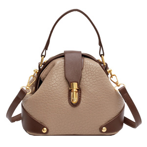 WT0055 Bolso de Mano de Lujo para Mujer 2025, Nuevo Estilo, Color Combinado, Bolso Bandolera y de Mano con Cierre de Presión - Product Image 5